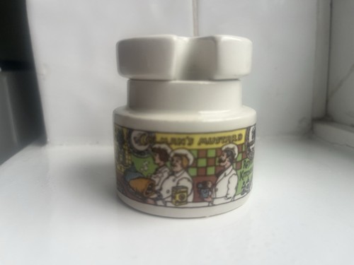 Colman mustard pot jar - colman's,