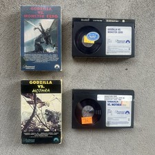 GOZILLA VS. MOTHRA & Vs MONSTER ZERO Betamax Lot Beta Paramount Home Video