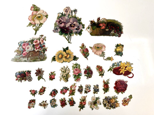Victorian die cut scraps - victorian,