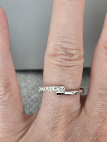 S925 sterling silver crossover - sterling,