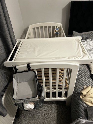 Adjustable bed side baby - side, cot