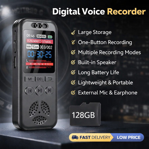 128gb 64gb digital voice - digital,