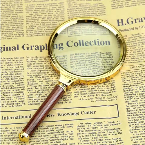 100mm 10x magnifying glass - 10x,