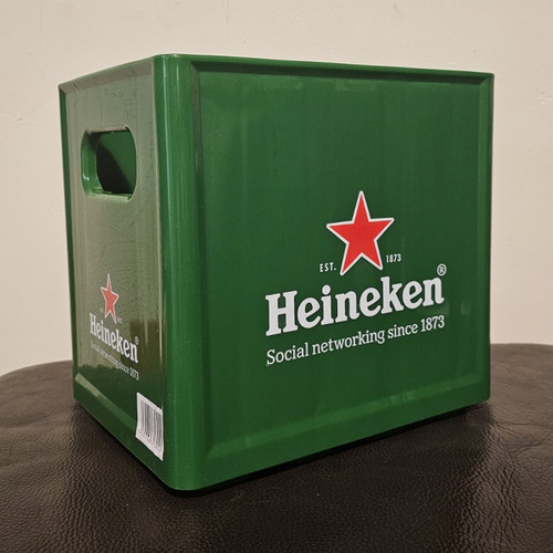 Heineken ice bucket beer crate - beer,