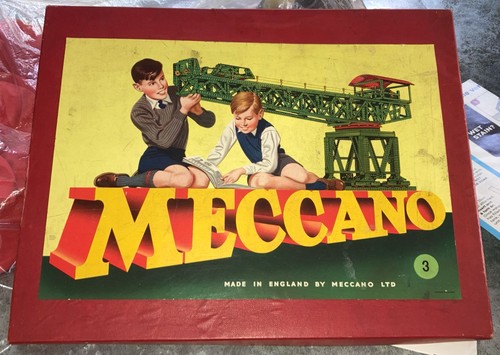 Meccano crane set vintage - 3,
