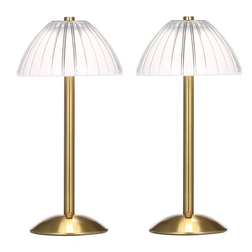 2pcs cordless crystal - crystal, led