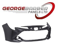 Toyota Corolla 2019-2023 Front Bumper Smooth Black - Hatchback/Estate Model Only