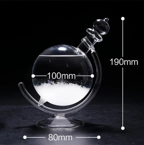 Crystal storm glass - storm, bottle