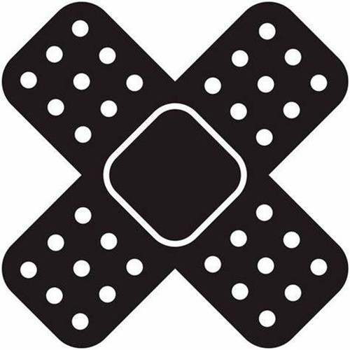 Plaster car sticker - , x2