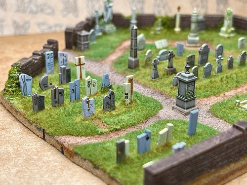20x mixed modern gravestones - mixed,