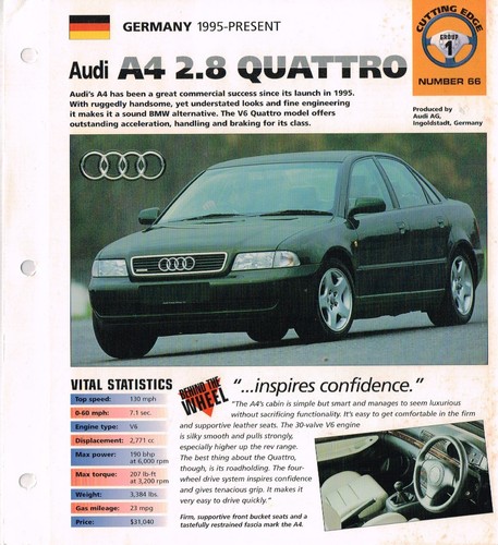 Audi brochures road - brochures, tests