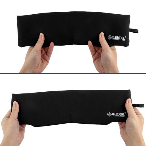 Rifle black neoprene scope - black,