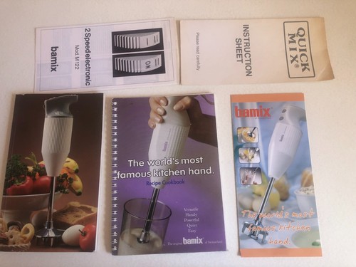Bamix book pamphlet lot - book,