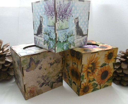 Handmade wooden decoupaged - handmade,