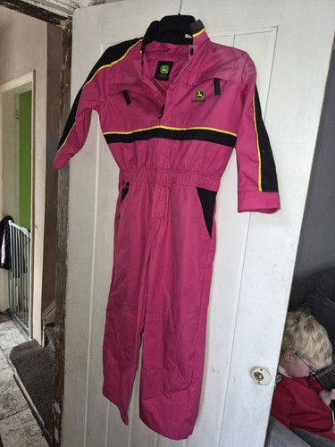 John deere pink boilersuit - deere,