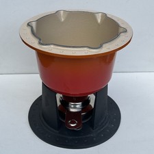 Le Creuset cheese fondue pot