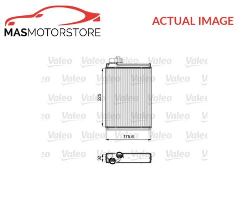 Heater radiator exchanger - heater, lhd