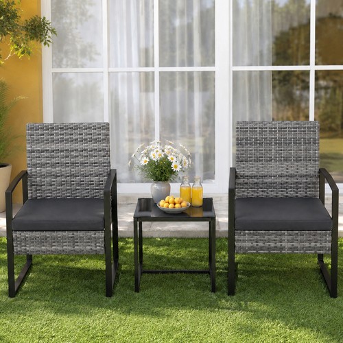 Piece rattan bistro - rattan, set