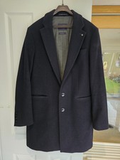 Zara Men's Navy Overcoat, 80%