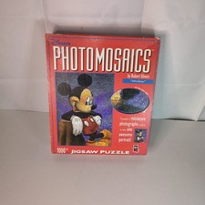 Photomosaics Disney Mickey by Robert Silvers 1000 Piece Jigsaw Puzzle Complete