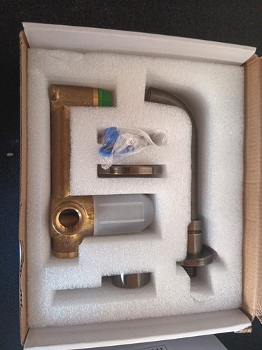 Aged gold concealed basin - gold,