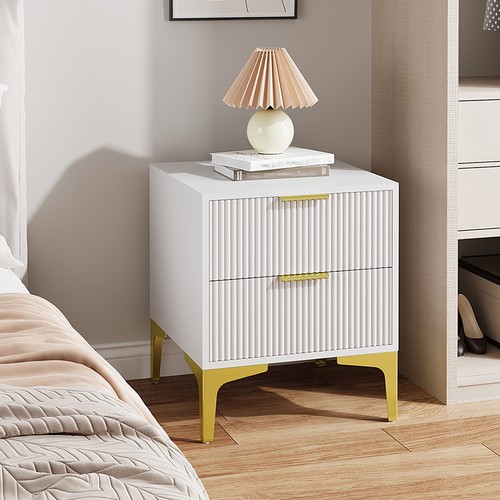 White bedside tables with - white, 2