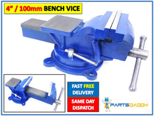 4 Inch 100mm Jaw Bench Vice Workshop Swivel Base Clamp Workbench Cast Iron 15-52