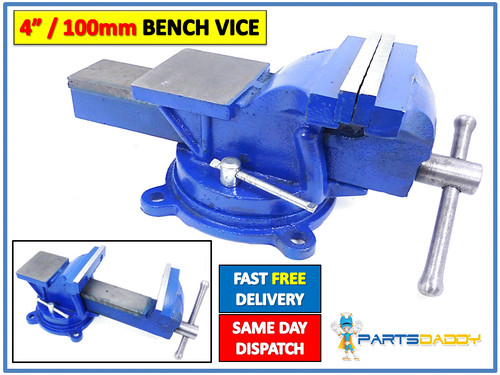 Inch 100mm jaw bench vice - inch,