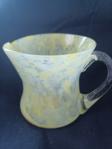 Vaseline glass jug - vaseline,
