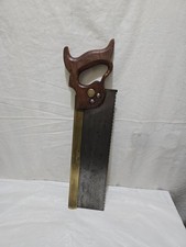 W,MARPLES HIBERNIA TENON SAW 14 INCH BRASS BACK  BLADE IN GOOD VINTAGE CONDITION