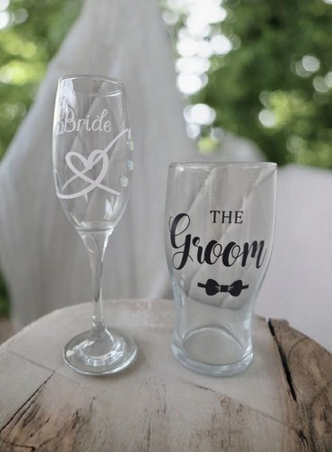 Bride and groom personalised - bride,