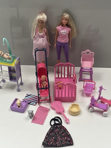 Barbie baby dolls with cots - baby, &