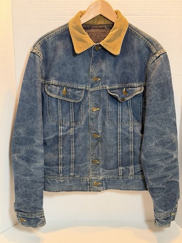 Vtg lee jacket mens blue - vtg,