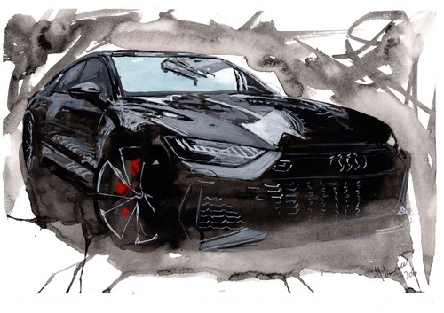 Painting audi rs7 - an,