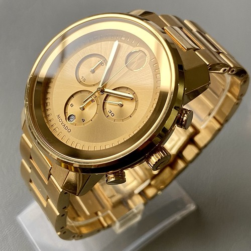 Mens genuine movado bold gold - mens,