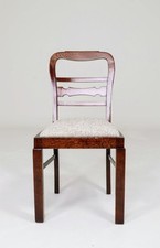 Art Deco Dining Chair Oak Wood