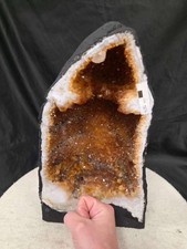 Citrine Geode 507 Crystal Cluster Druzy Premium Grade 9.74kg H31xW18xD17cm