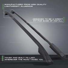 BLACK CAR ROOF RAILS FULL