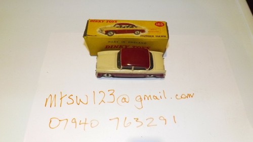 Dinky toys 165 vintage - dinky, humber