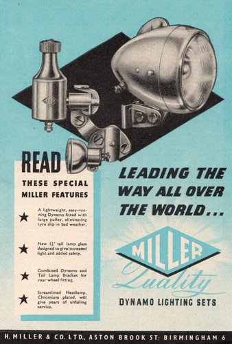Vintage miller cycle dynamo - miller,