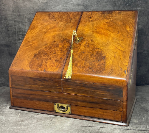 Antique walnut stationery - antique,
