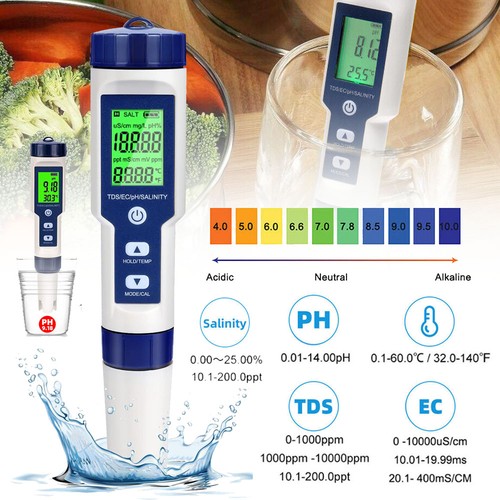 5in1 water quality meter - 5in1,