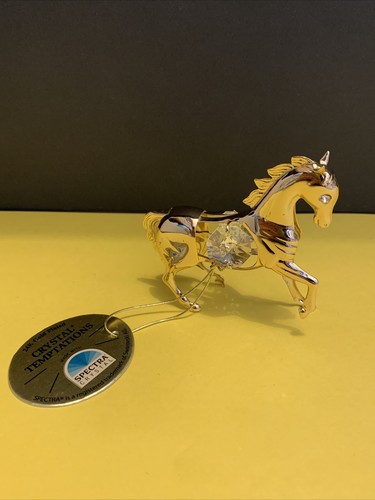24k gold plated crystal - gold,