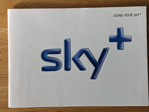 Sky plus instruction hand - plus, instruction/hand