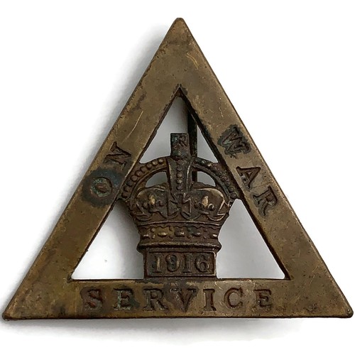 Ww1 war service 1916 lapel - on,