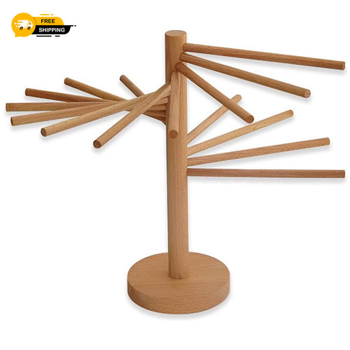 New pasta drying rack - pasta,