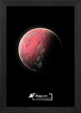 Meat Space food planet Framed