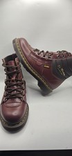 Dr. Martens Kamin Boots Oxblood Burgundy Leather UK 5 Rare AirWair Sole