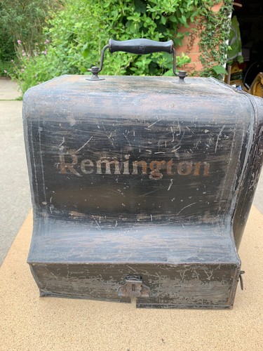 Antique remington typewriter - antique,