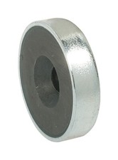 Flat Pull Magnet 25mm - Screw Fixing for Metal Cabinets / Display Board